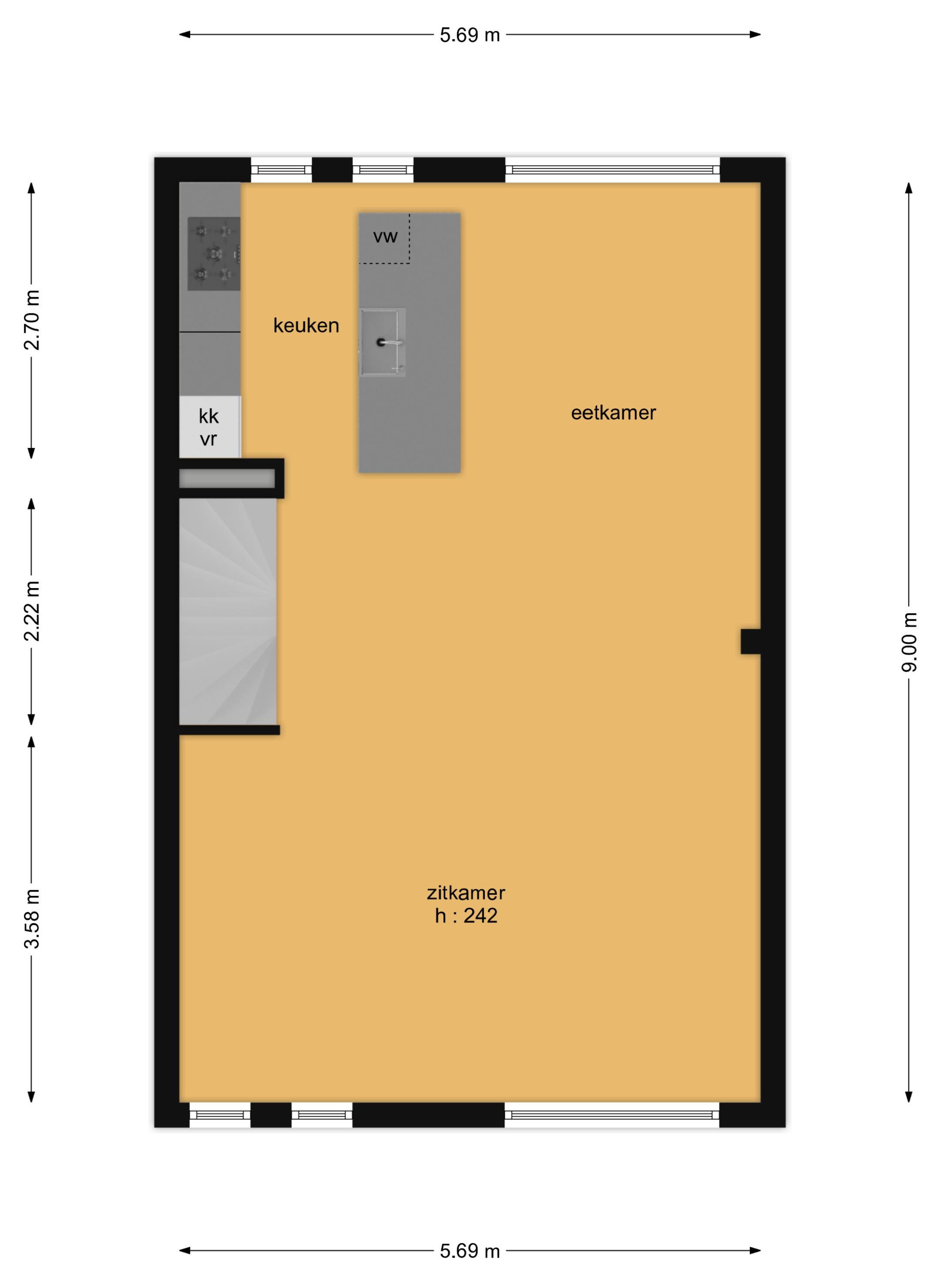 Raperbeek 12 (plattegrond 2)
