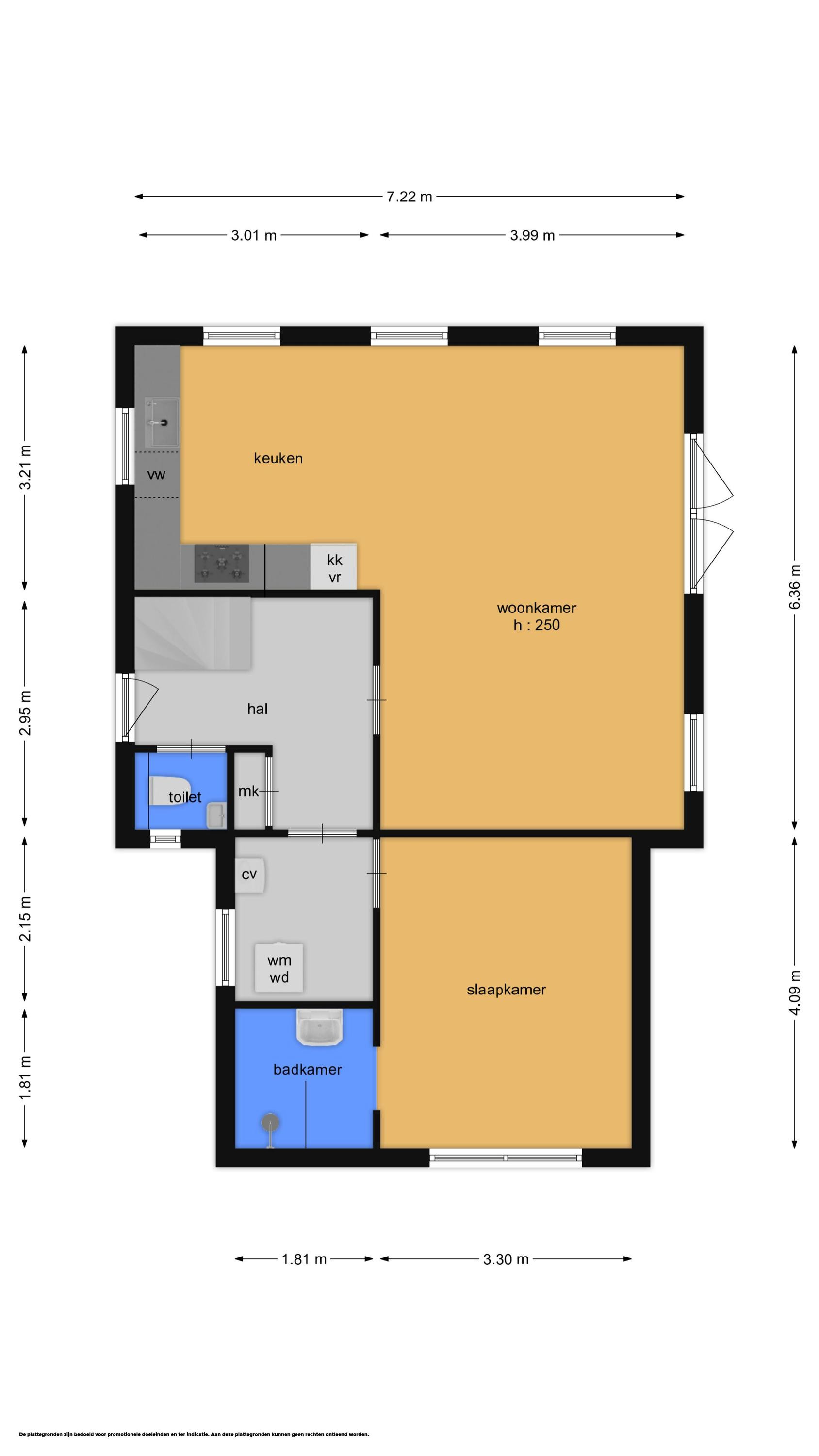 Harskamperweg 28 – A (plattegrond 1)