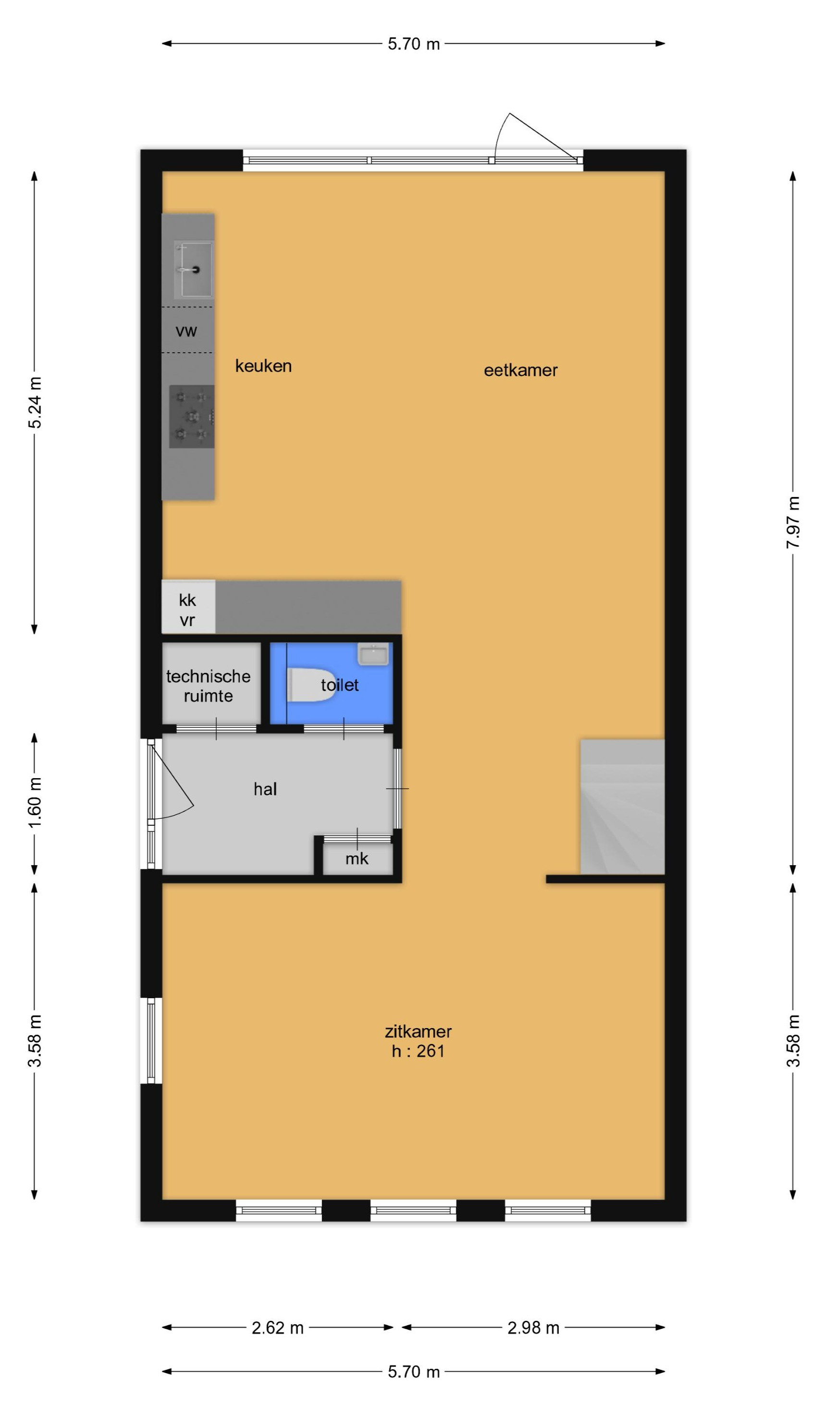 J. van den Broekstraat 7 (plattegrond 1)