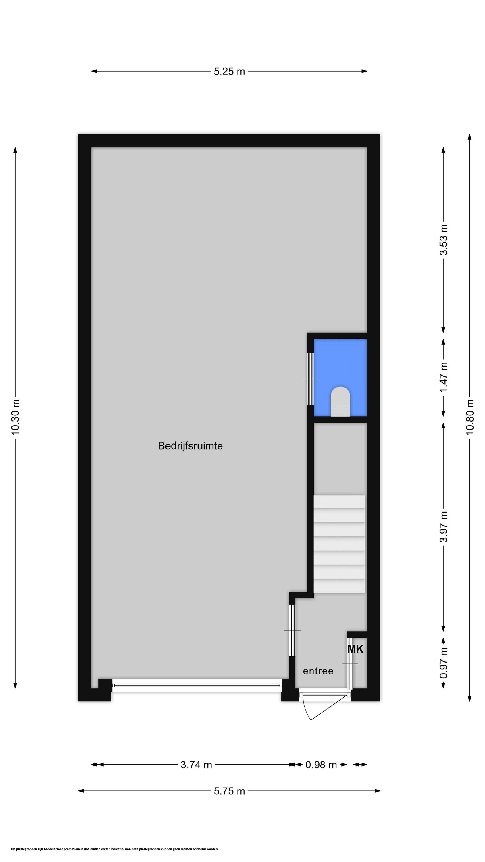 Marconistraat 33 – 25 (plattegrond 1)