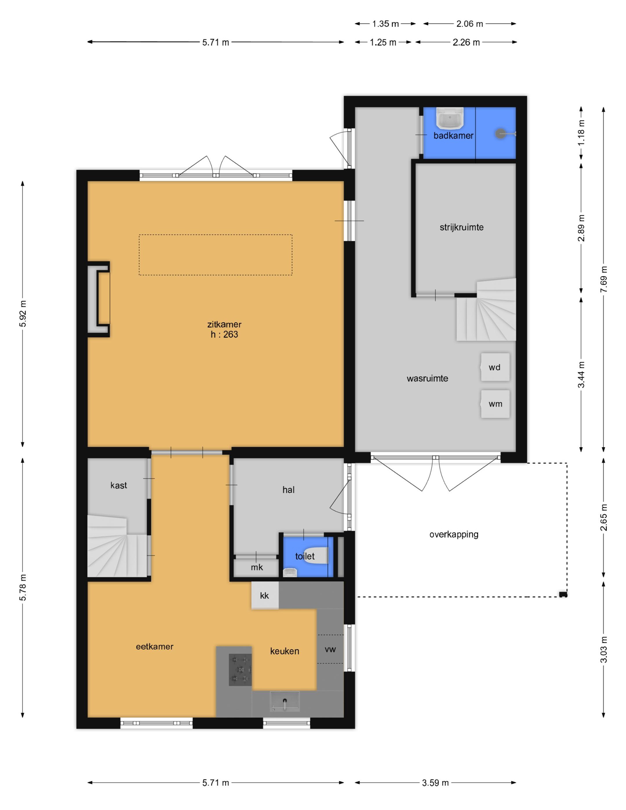 Bellefleur 15 (plattegrond 1)