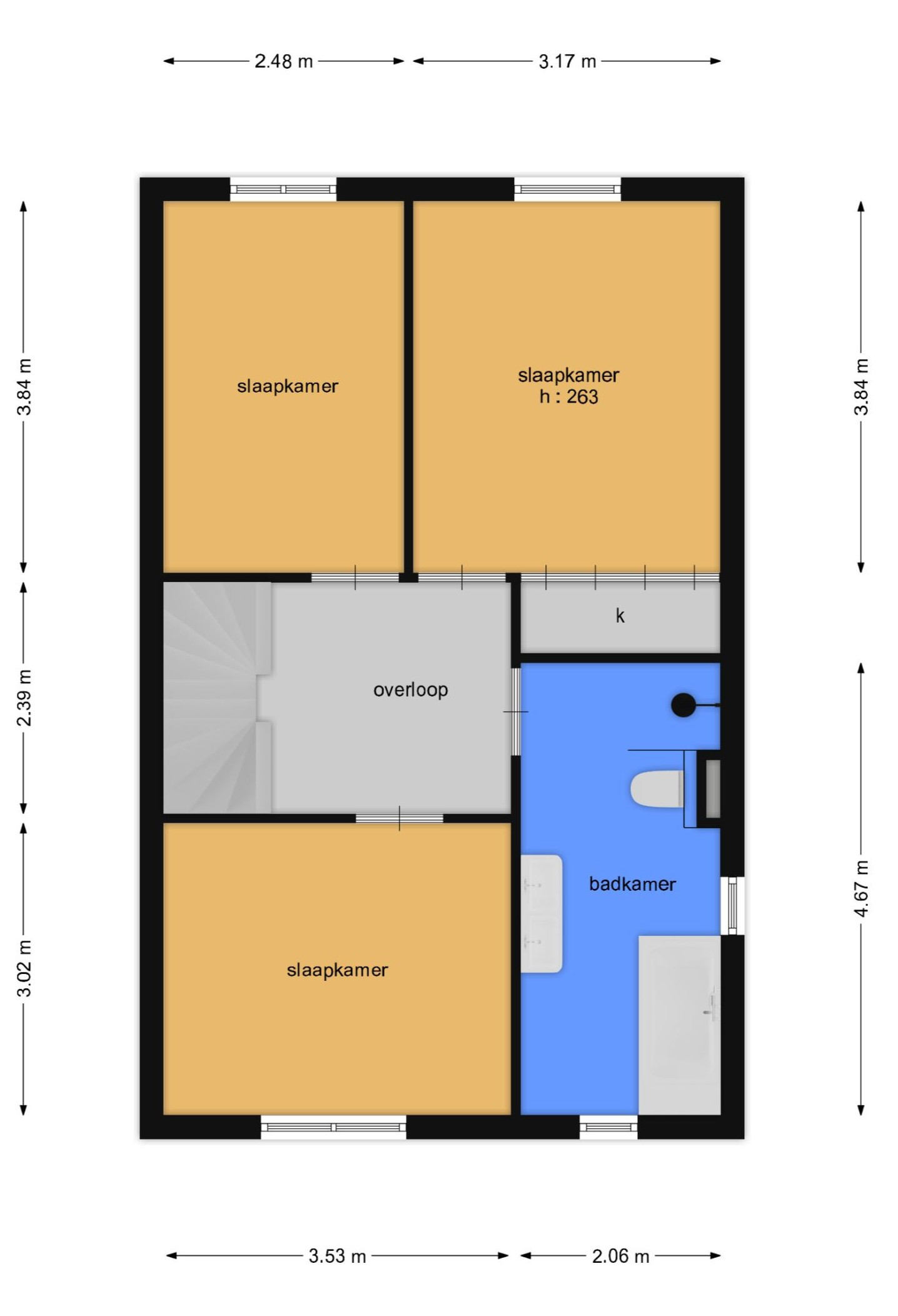 Bellefleur 15 (plattegrond 2)