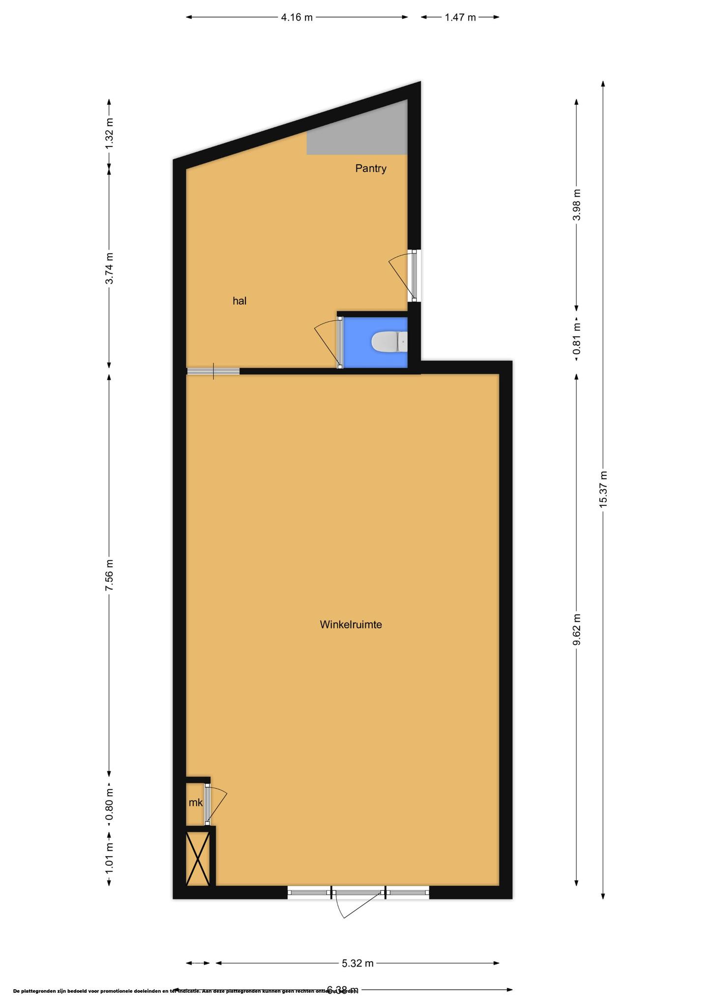 Jan van Schaffelaarstraat 5 (plattegrond 1)