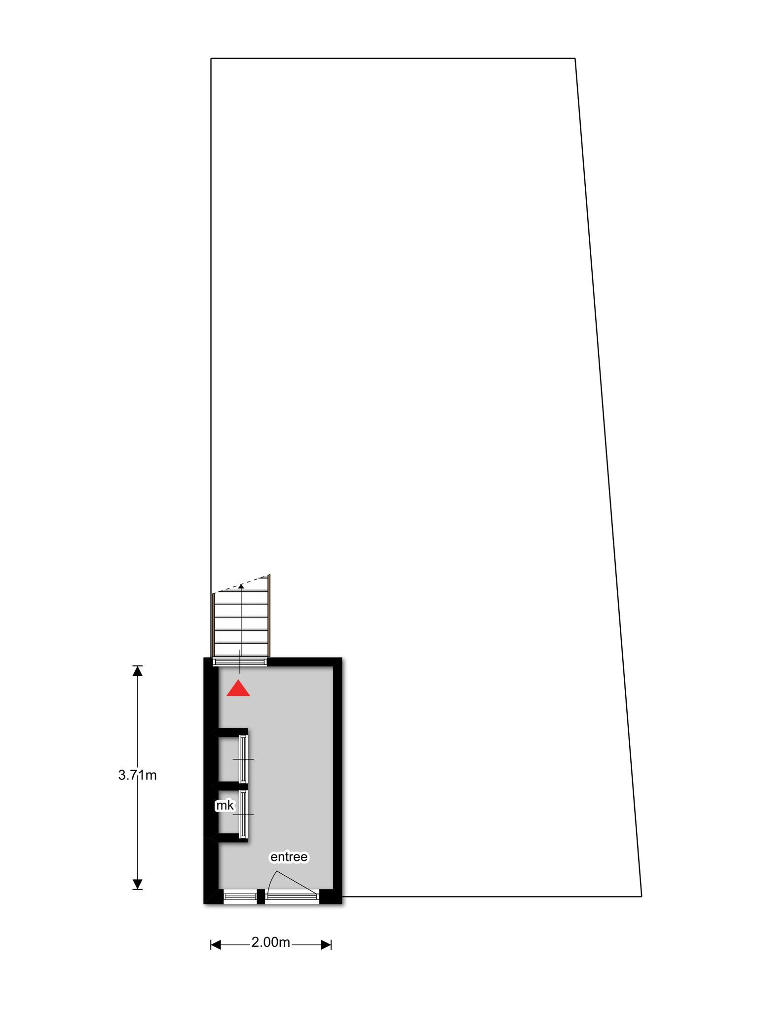 Anthonie Fokkerstraat 61 &#8211; J (plattegrond 1)