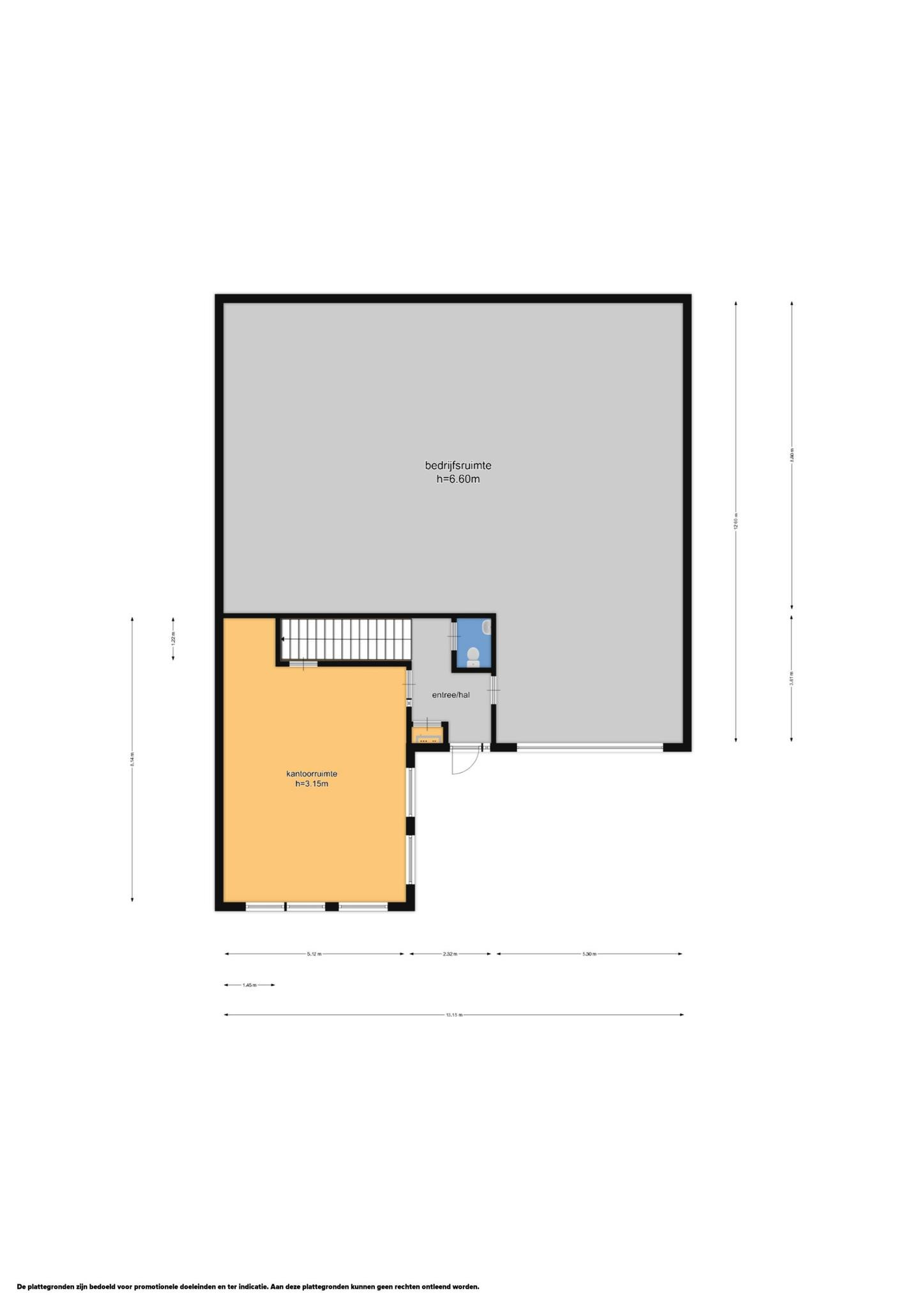 Anthonie Fokkerstraat 39 &#8211; B (plattegrond 1)