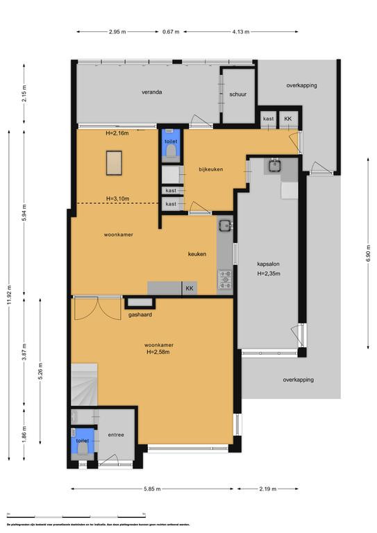 Vliegersvelderlaan 27 (plattegrond 1)