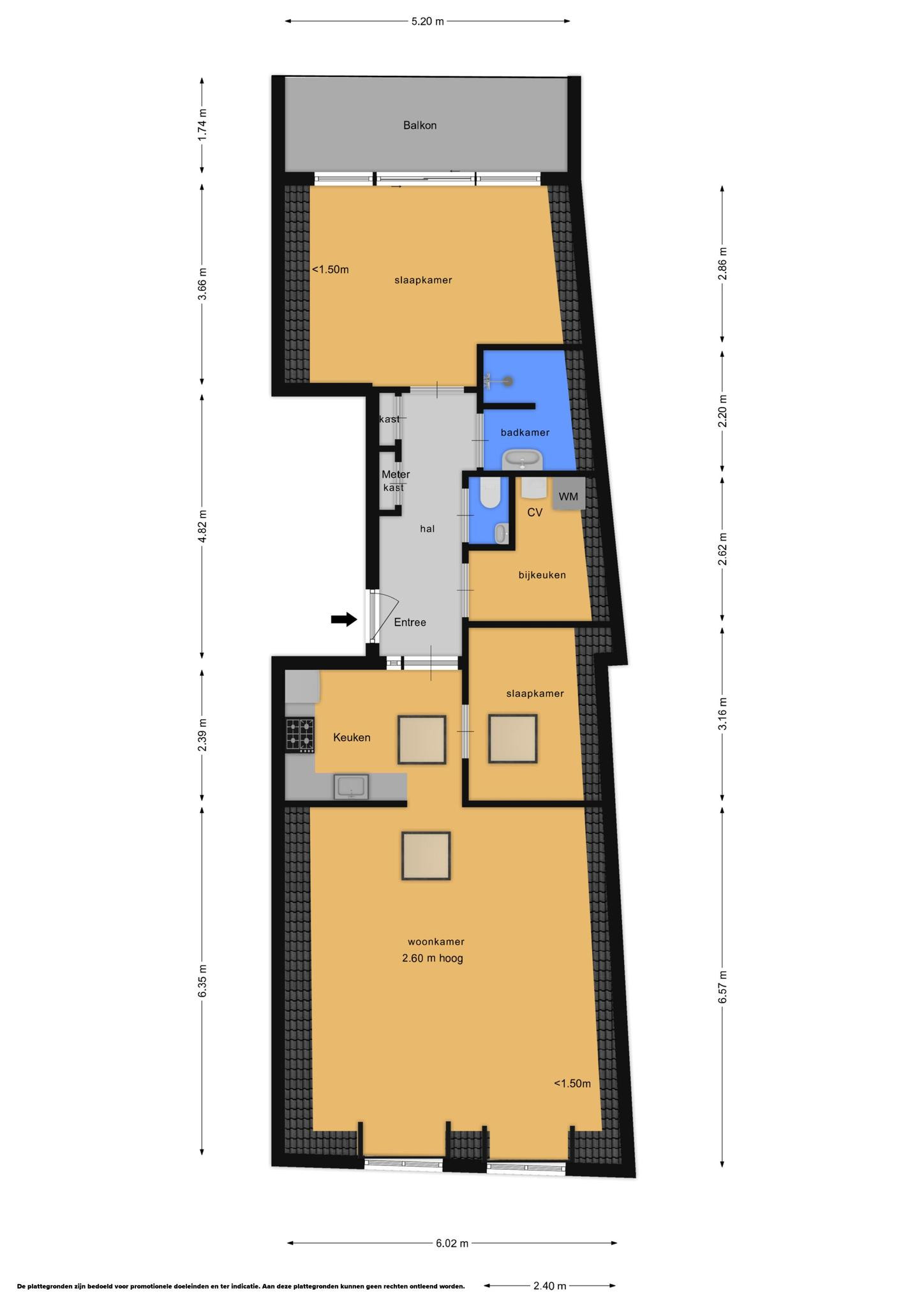 Raadhuisplein 20 &#8211; A (plattegrond 1)