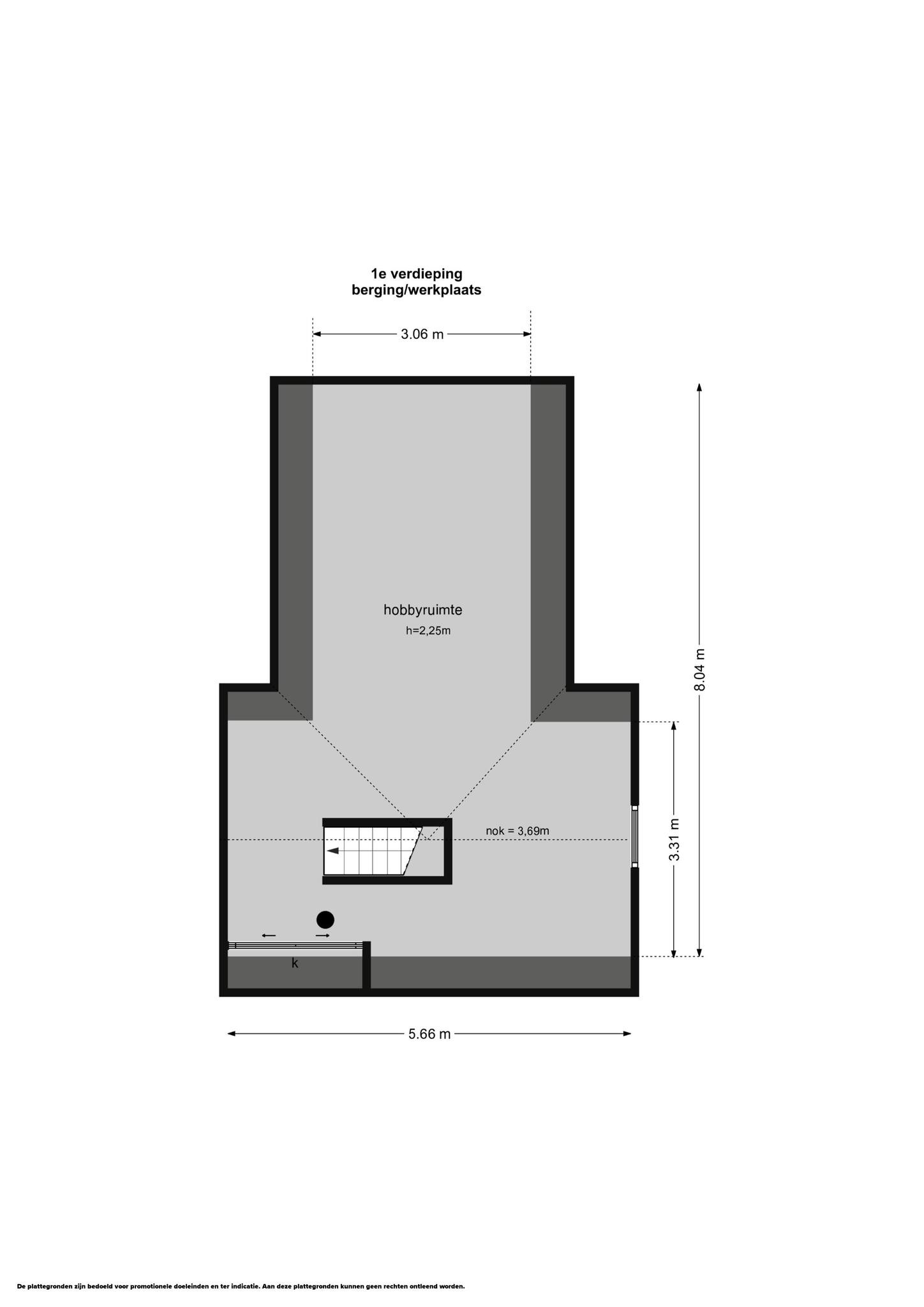 Lage Valkseweg 14 &#8211; A (plattegrond 5)