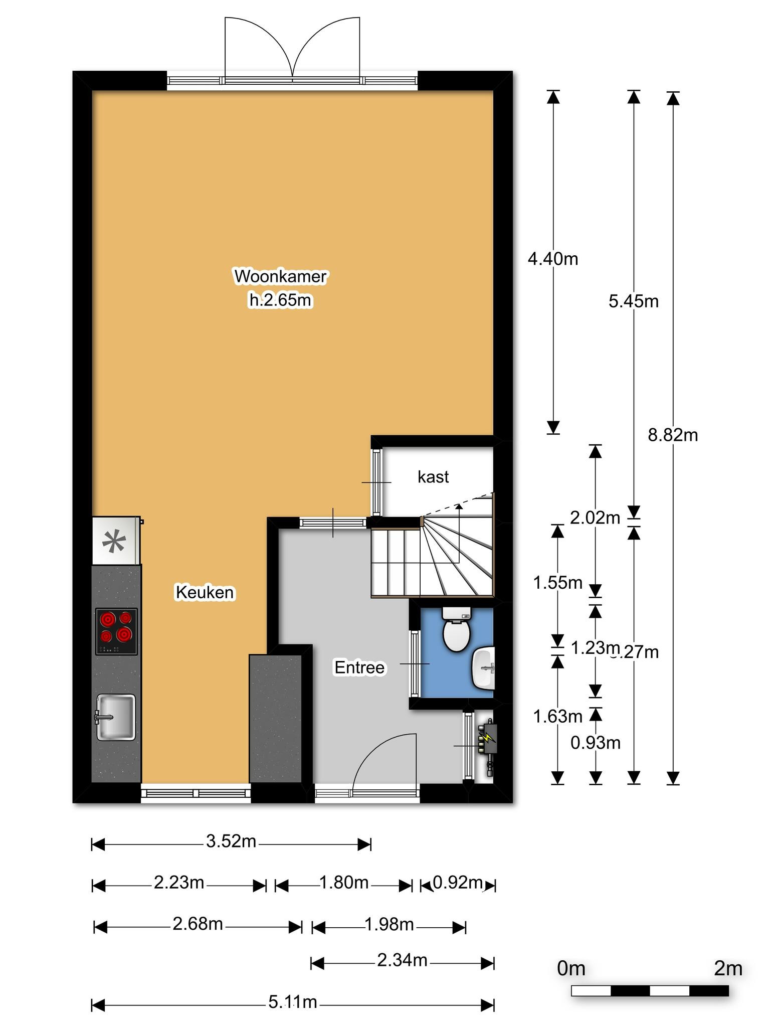 Hof van Callenbroeck 13 (plattegrond 1)