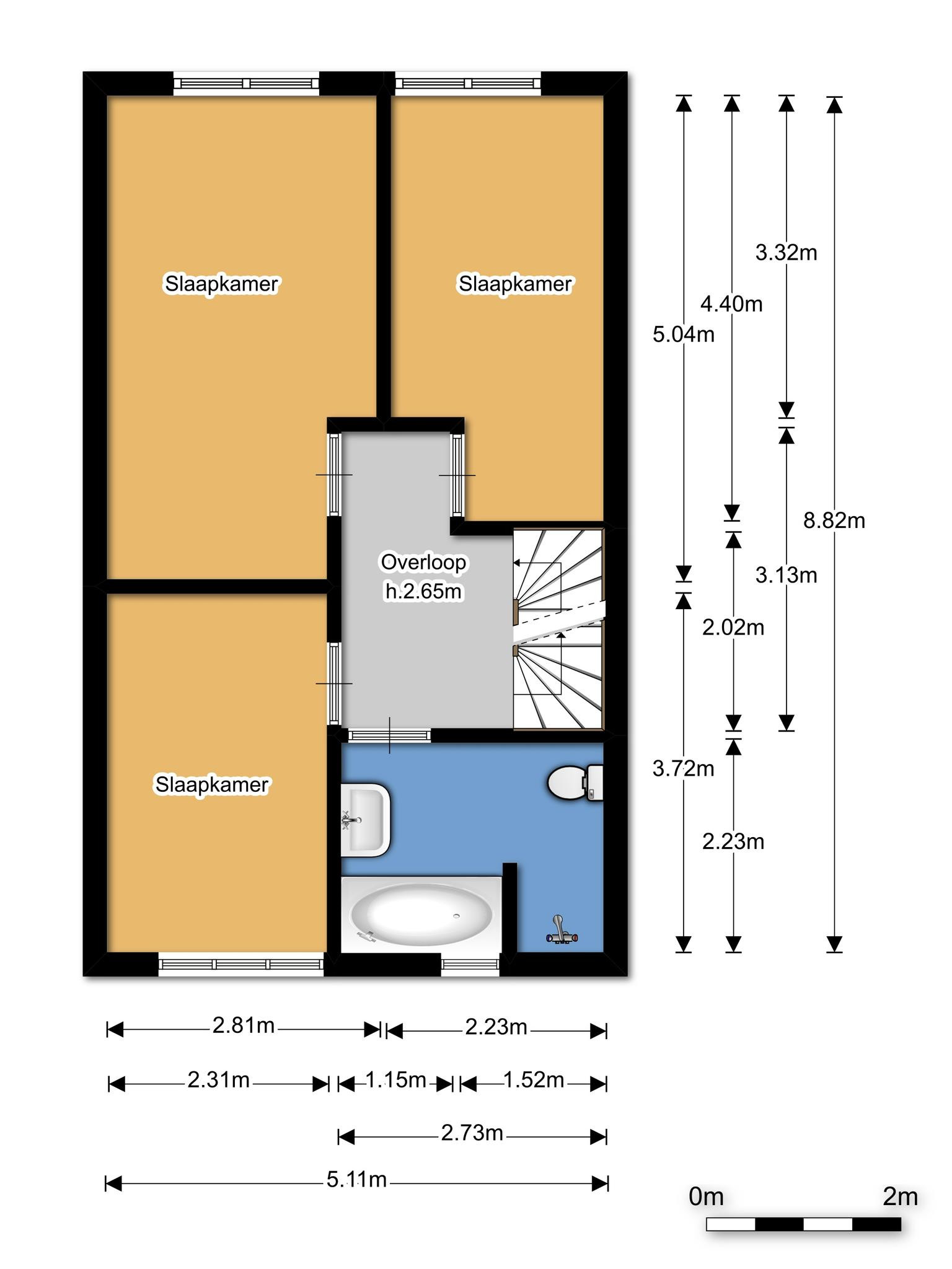 Hof van Callenbroeck 13 (plattegrond 2)