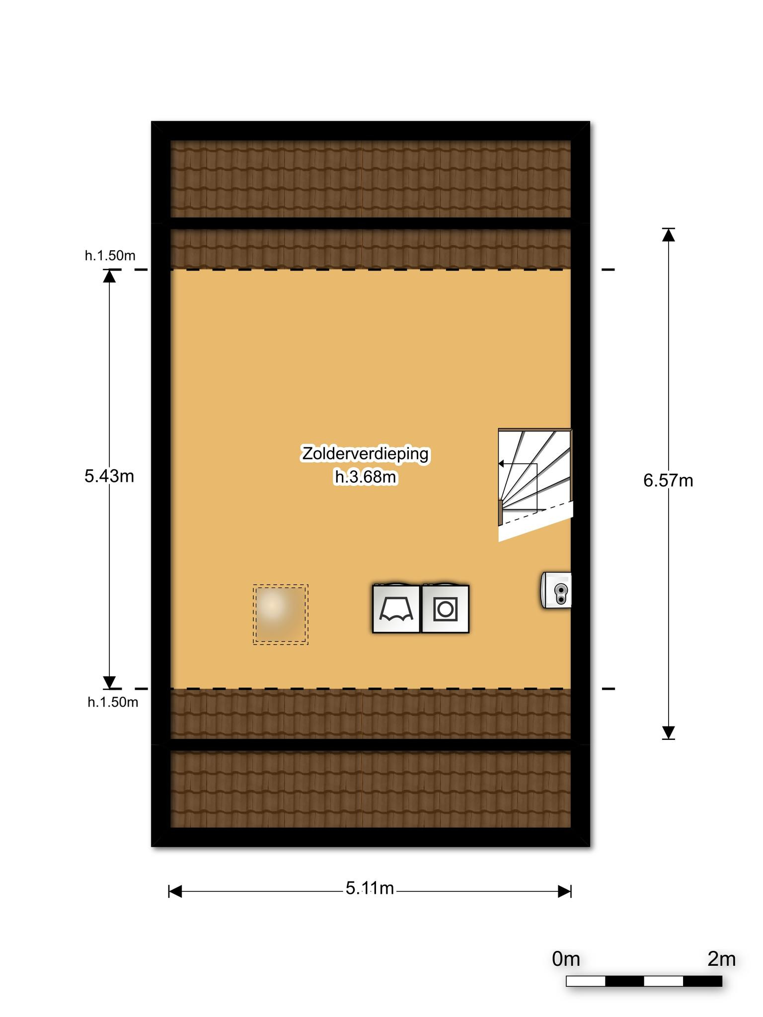 Hof van Callenbroeck 13 (plattegrond 3)