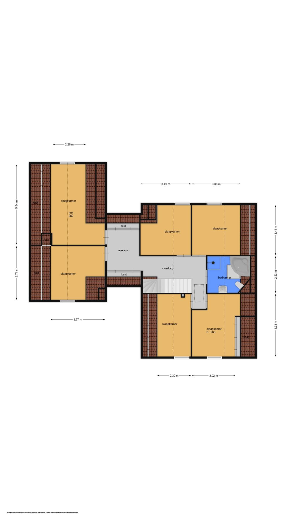 Kamersteeg 10 &#8211; a (plattegrond 2)