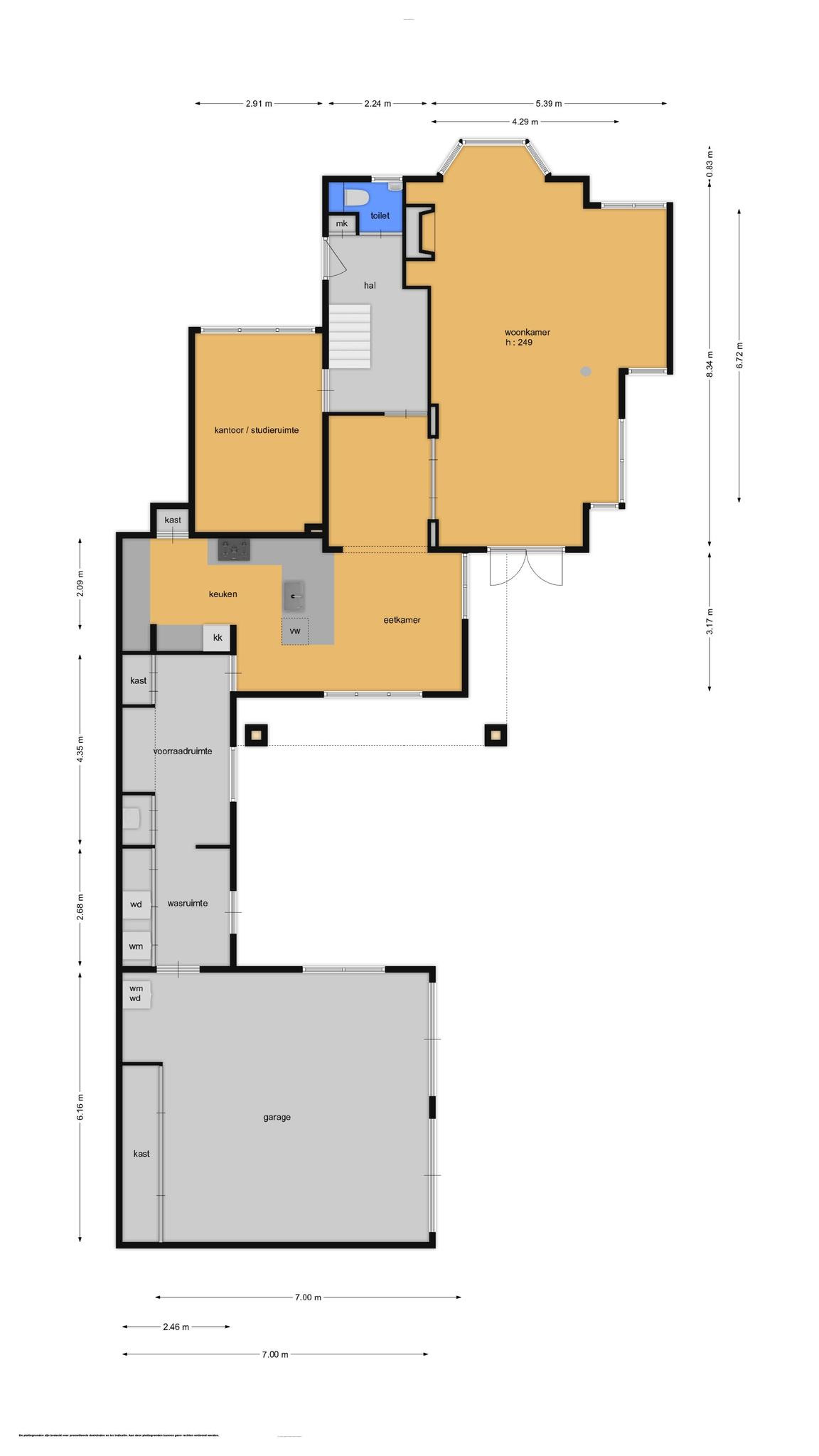 Thorbeckelaan 7 (plattegrond 1)