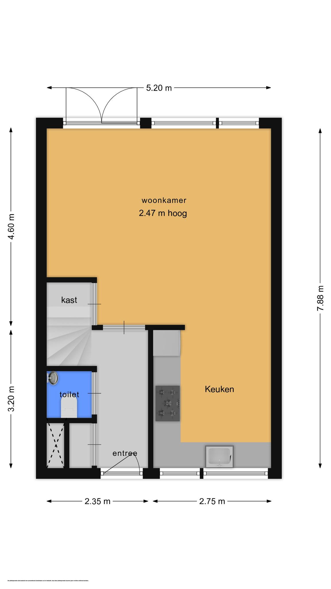 Wolfert Blankenlaan 13 (plattegrond 1)